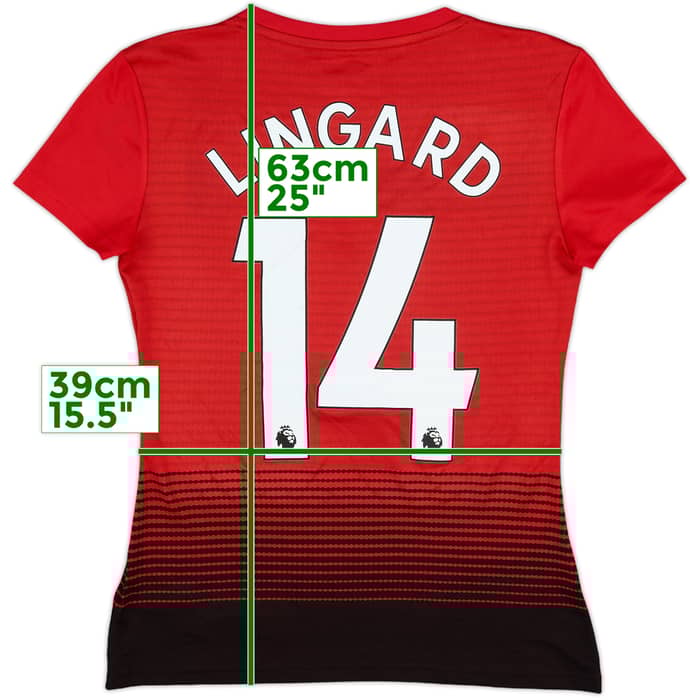 2018-19 Manchester United Home Shirt Lingard #14 (Women's S)