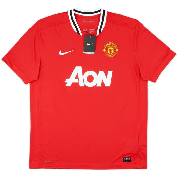 2011-12 Manchester United Home Shirt Rooney #10 (XL)
