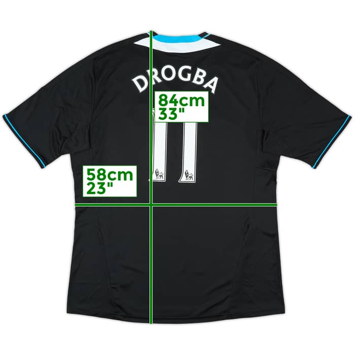 2011-12 Chelsea Away Shirt Drogba #11 (XL)