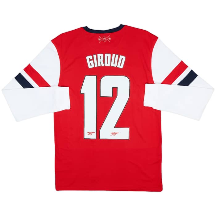 2012-14 Arsenal Home L/S Shirt Giroud #12 (S)