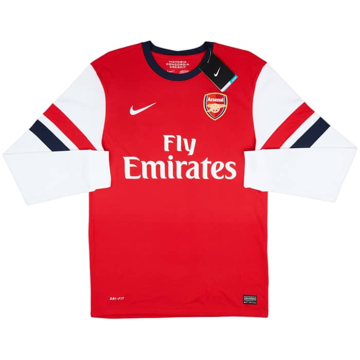 2012-14 Arsenal Home L/S Shirt Giroud #12 (S)