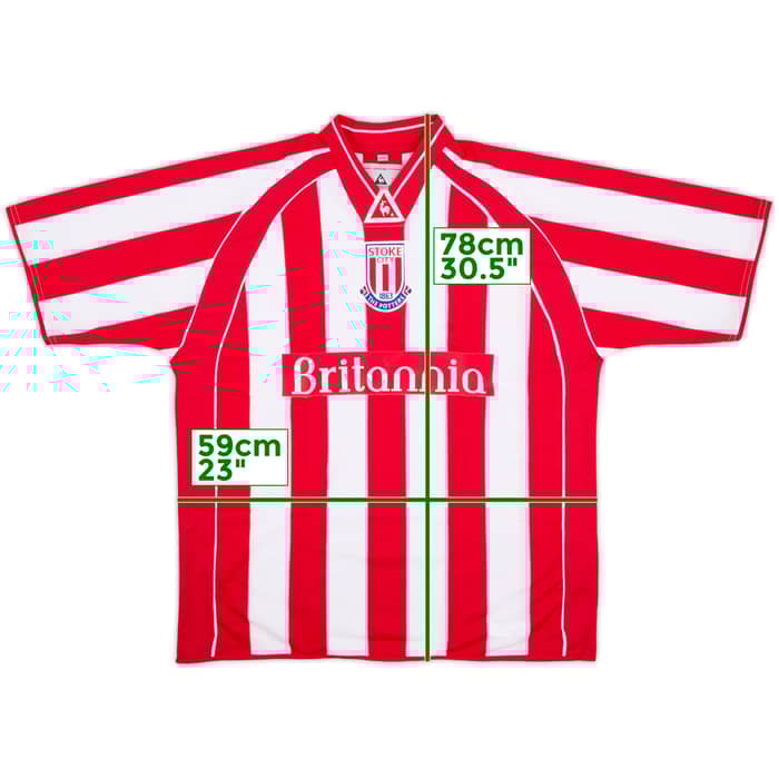 2001-03 Stoke City Home Shirt - 8/10 - (L)