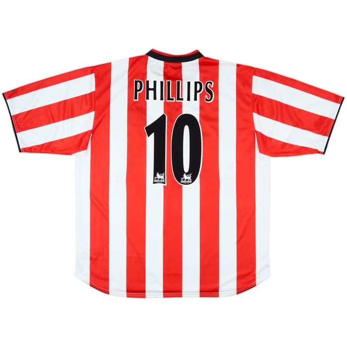 2000-02 Sunderland Home Shirt Phillips #10 (XXL)
