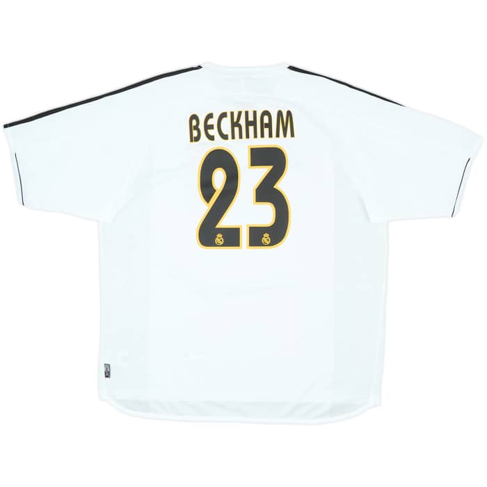 2003-04 Real Madrid Home Shirt Beckham #23 (XL)