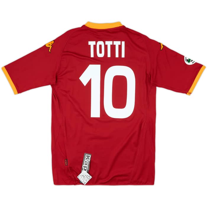 2007-08 Roma Home Shirt Totti #10 (XXL)