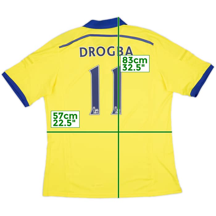 2014-15 Chelsea Away Shirt Drogba #11 (XL)