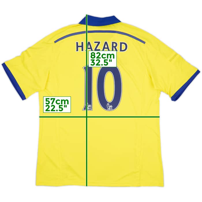 2014-15 Chelsea Away Shirt Hazard #10 (XL)