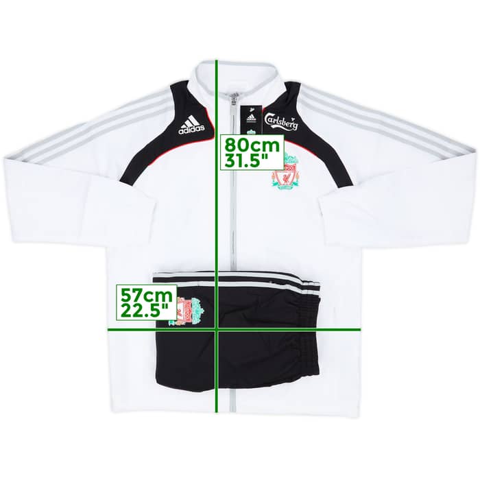 2008-09 Liverpool adidas Full Tracksuit (M/L)