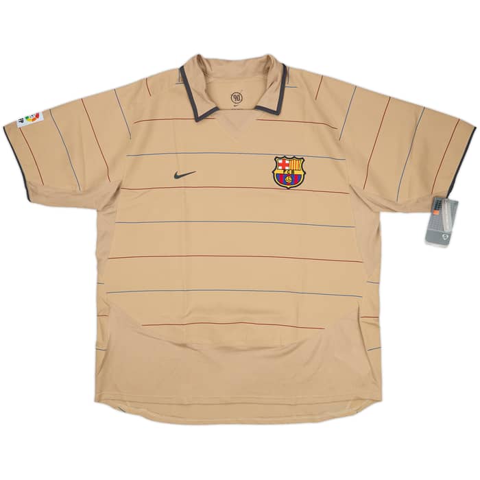 2003-05 Barcelona Away Shirt Ronaldinho #10 (XXL)