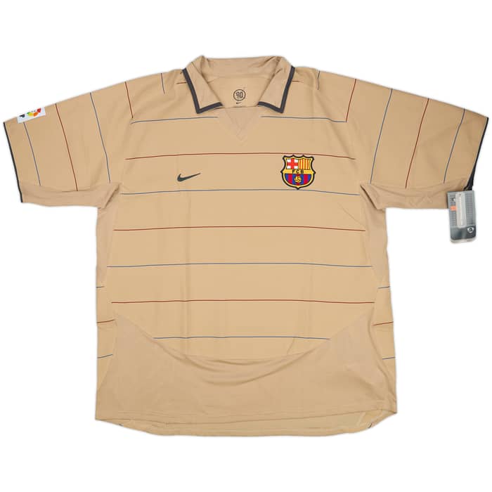 2003-05 Barcelona Away Shirt Ronaldinho #10 (XXL)