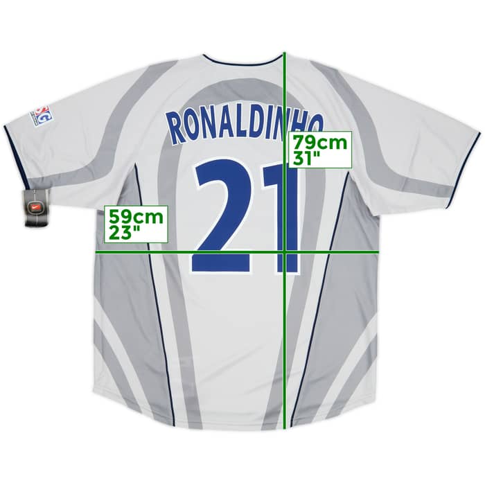 2001-02 Paris Saint-Germain Away Shirt Ronaldinho #21 (L)