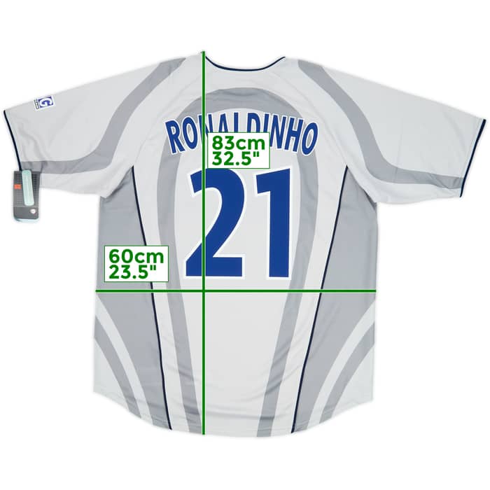 2001-02 Paris Saint-Germain Away Shirt Ronaldinho #21 (L)