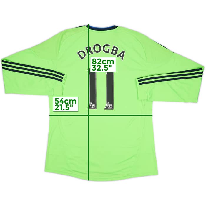 2010-11 Chelsea Third L/S Shirt Drogba #11 (L)