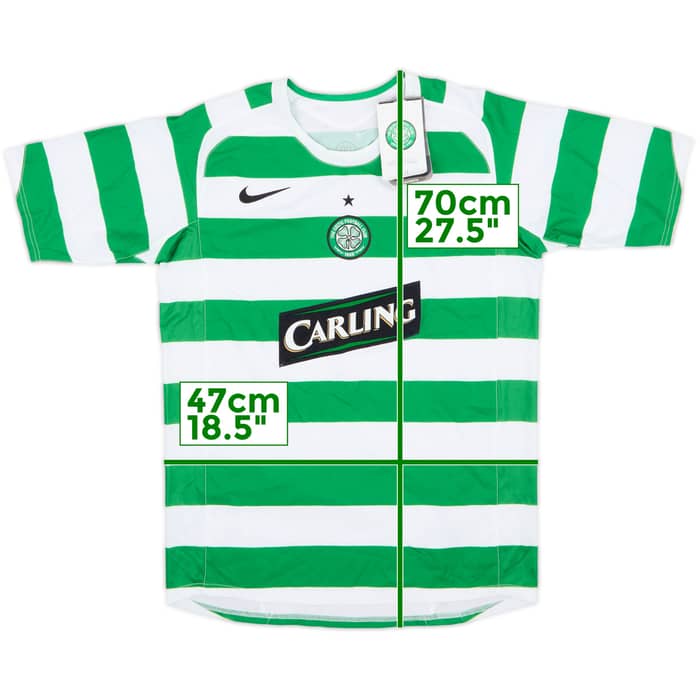 2005-07 Celtic Home Shirt (XL.Boys)