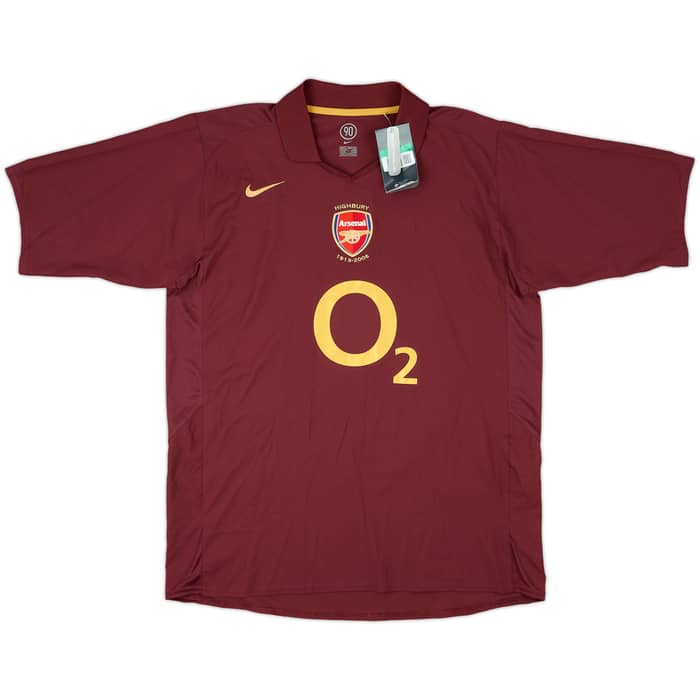 2005-06 Arsenal Home Shirt Henry #14 (XL)
