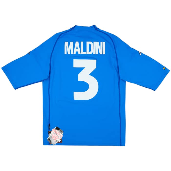 2000-01 Italy Home Shirt Maldini #3 (XXL)