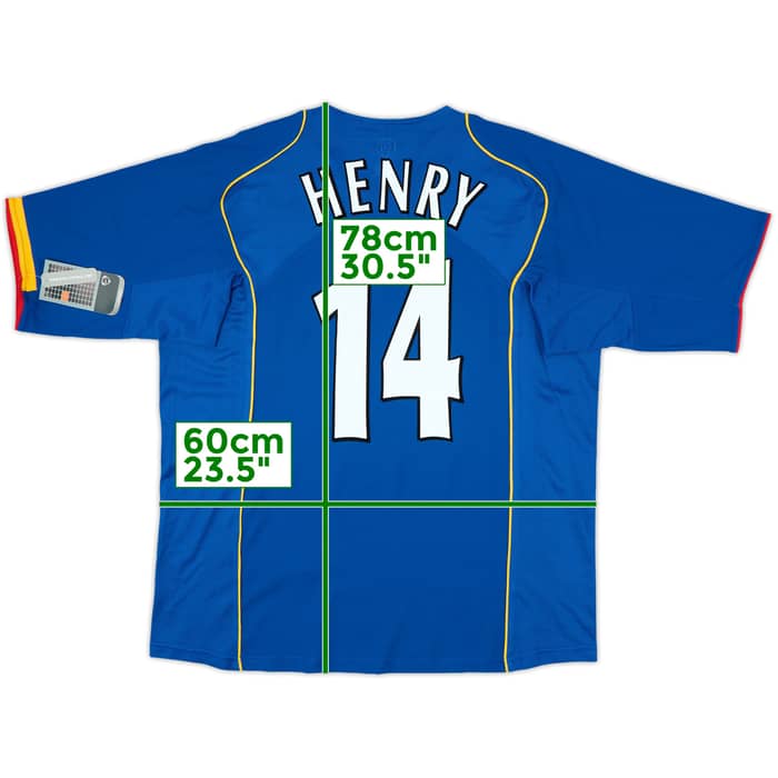 2004-06 Arsenal Away Shirt Henry #14 (XL)
