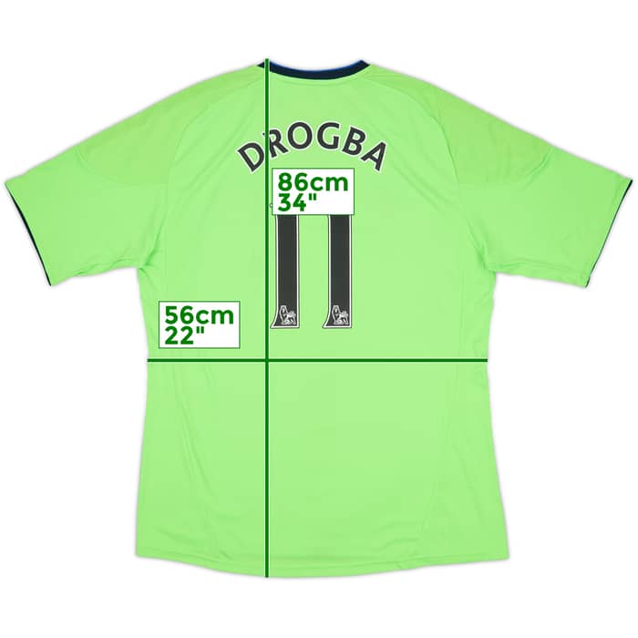 2010-11 Chelsea Third Shirt Drogba #11 (XL)