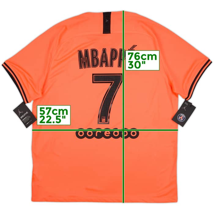 2019-20 Paris Saint-Germain Away Shirt Mbappe #7 (XL)