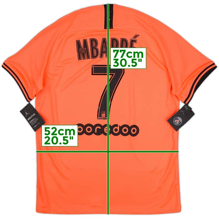 2019-20 Paris Saint-Germain Away Shirt Mbappe #7 (L)