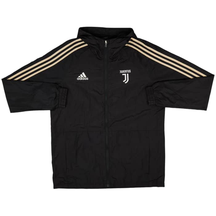 2018-19 Juventus adidas Hooded Rain Jacket - 8/10 - (XL)