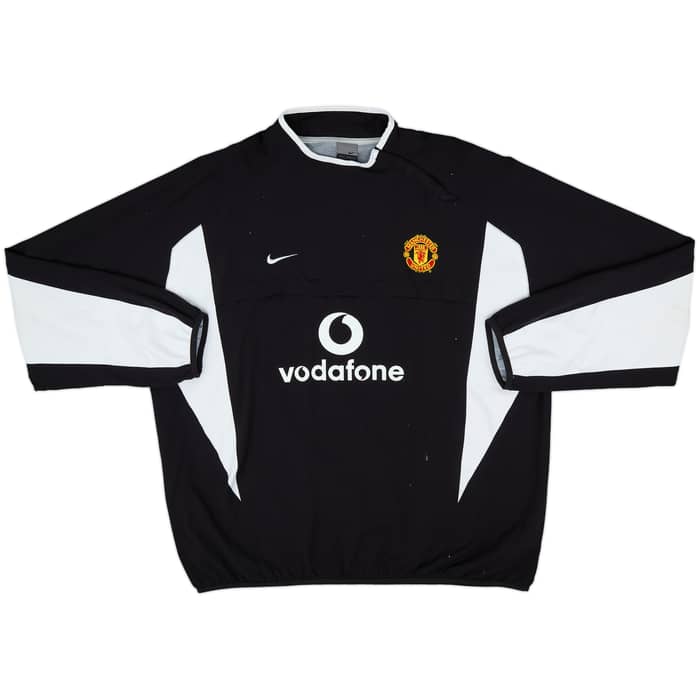 2002-03 Manchester United Nike Drill Top - 8/10 - (L)