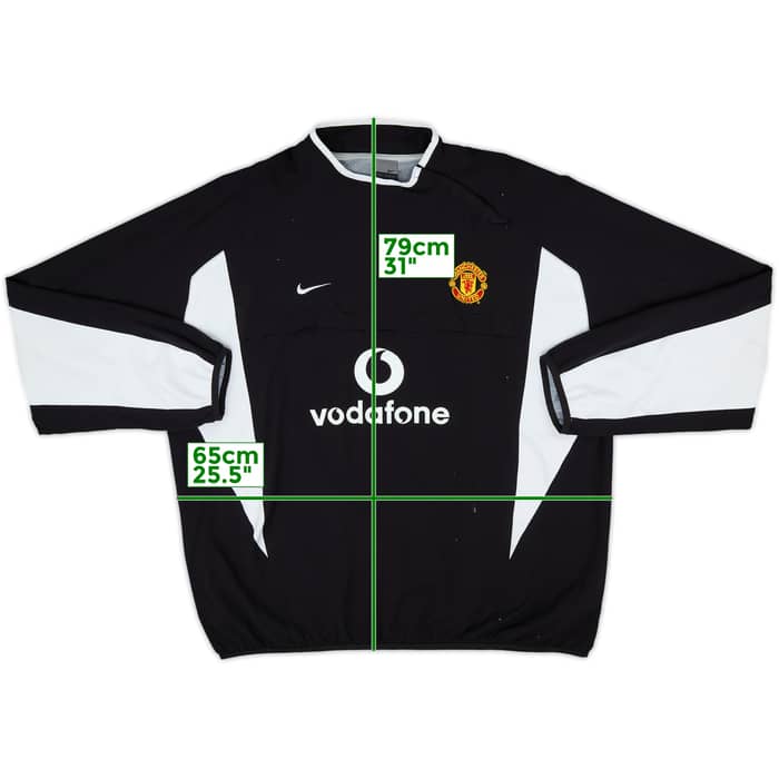 2002-03 Manchester United Nike Drill Top - 8/10 - (L)