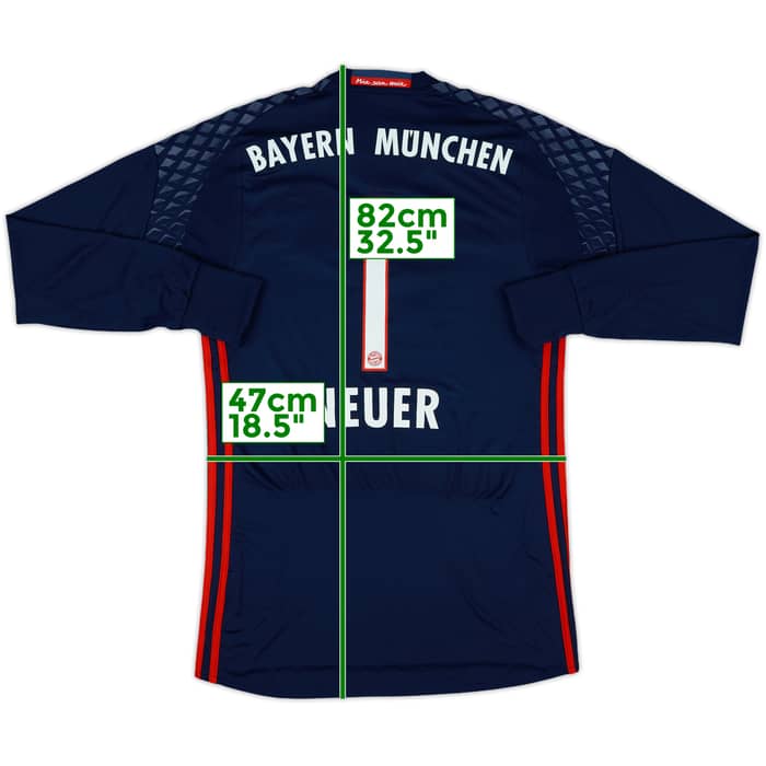 2016-17 Bayern Munich GK Shirt Neuer #1 (S)
