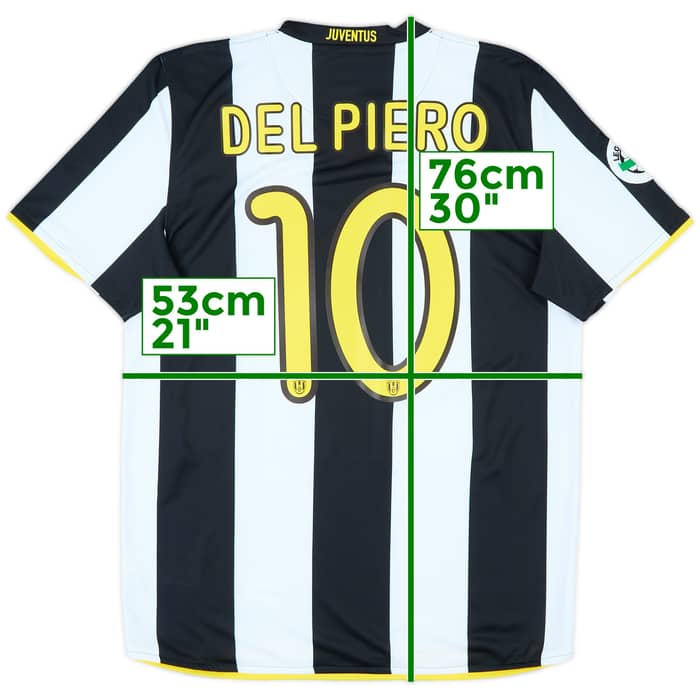 2008-09 Juventus Home Shirt Del Piero #10 (M)