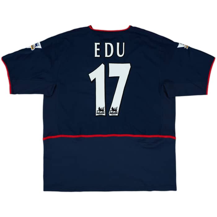 2002-04 Arsenal Away Shirt Edu #17 (XL)