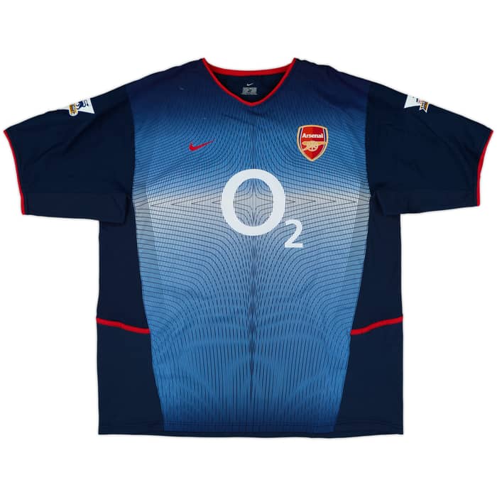 2002-04 Arsenal Away Shirt Edu #17 (XL)