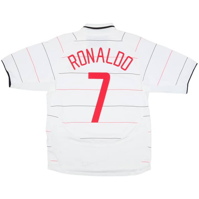 2003-05 Manchester United Tercera Camiseta Ronaldo #7 - 6/10 - (L)
