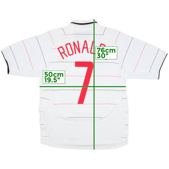 2003-05 Manchester United Tercera Camiseta Ronaldo #7 - 6/10 - (L)