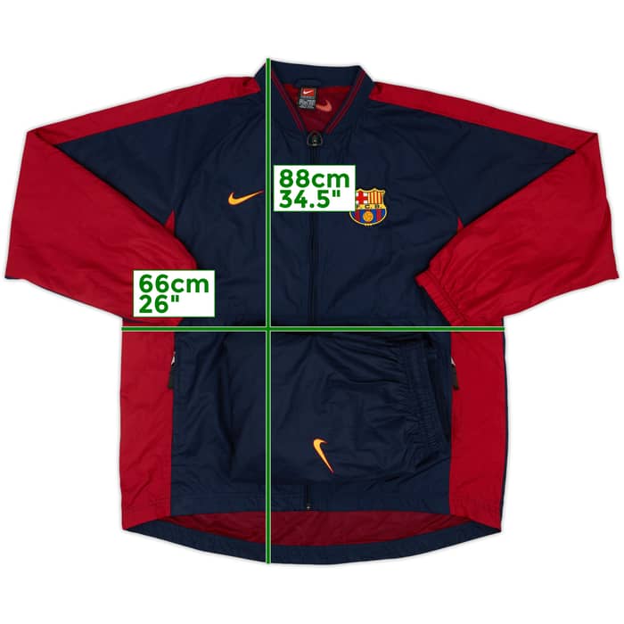 1999-00 Barcelona Nike Tracksuit - 8/10 - (L)