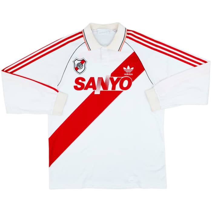 Maillot Domicile Manches Longues River Plate 1992-94 - 7/10 - (XL)