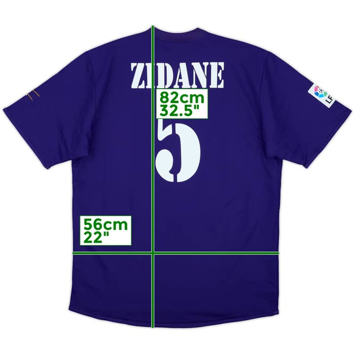 2001 Real Madrid Third Shirt Zidane #5 - 9/10 - (L)