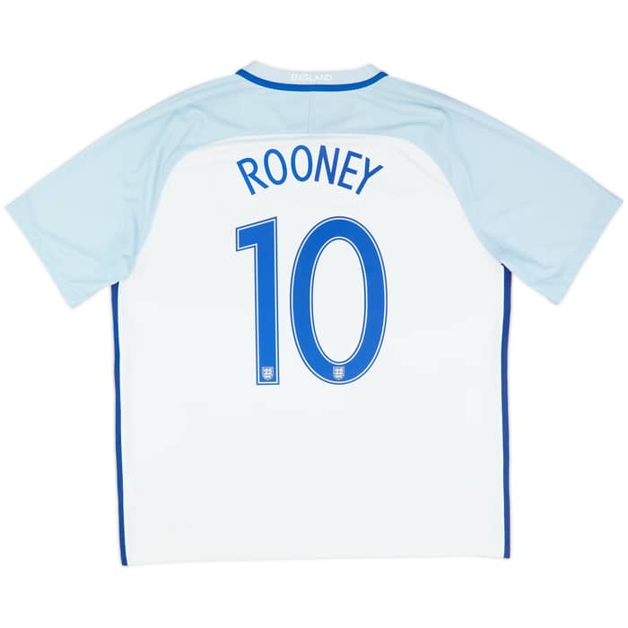 2016-17 England Home Shirt Rooney #10 - 6/10 - (XL)