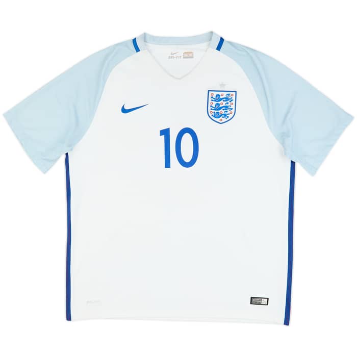 2016-17 England Home Shirt Rooney #10 - 6/10 - (XL)