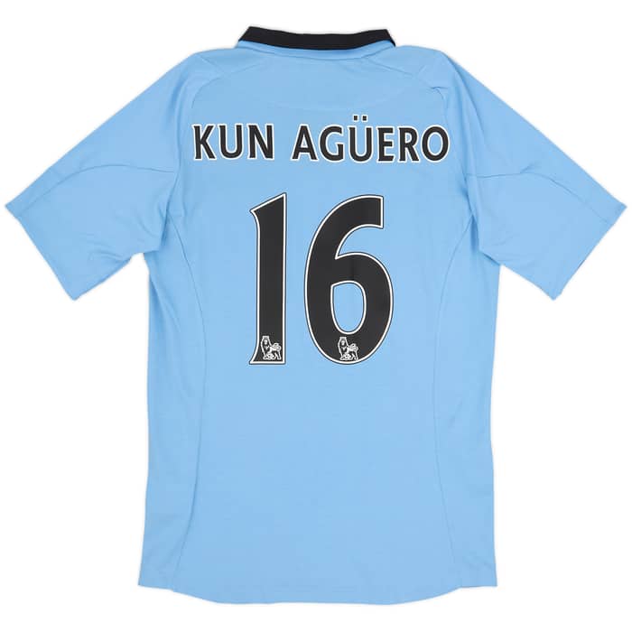 2012-13 Manchester City Home Shirt Kun Aguero #16 (M)