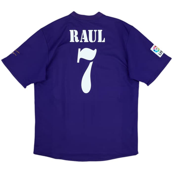 2001 Real Madrid Third Shirt Raul #7 - 9/10 - (L)