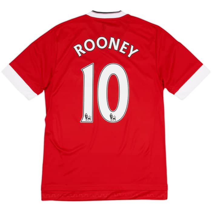 2015-16 Manchester United Home Shirt Rooney #10 (S)