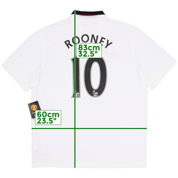2014-15 Manchester United Away Shirt Rooney #10 (XL)
