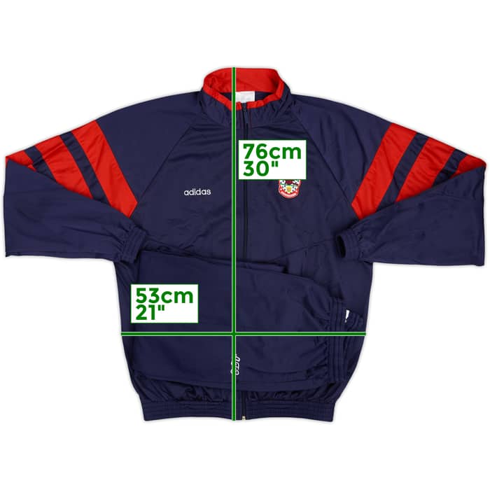 1992-94 Arsenal adidas Tracksuit - 8/10 - (L/XL)