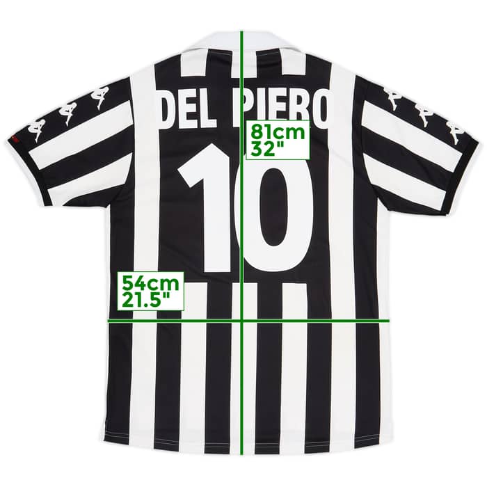 1999-00 Juventus Home Shirt Del Piero #10 - 5/10 - (L)
