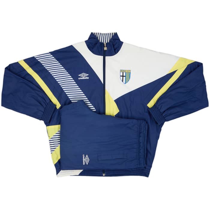 1990-92 Parma Umbro Tracksuit - 5/10 - (L)