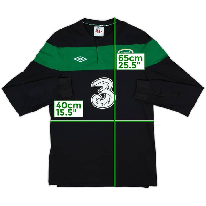 2011-12 Ireland Away L/S Shirt - 8/10 - (XL.Boys)