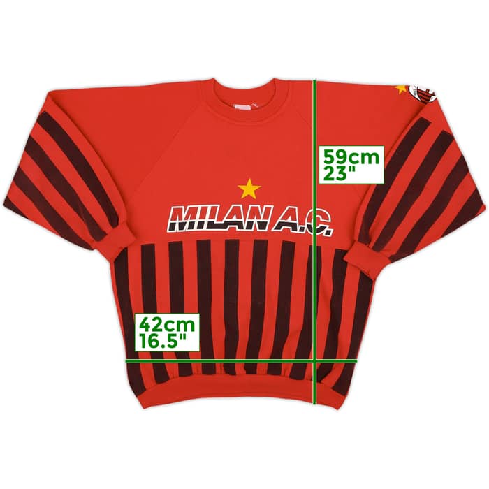 1990-91 AC Milan Le Felpe Dei Grandi Sweat Top - 5/10 - (L)
