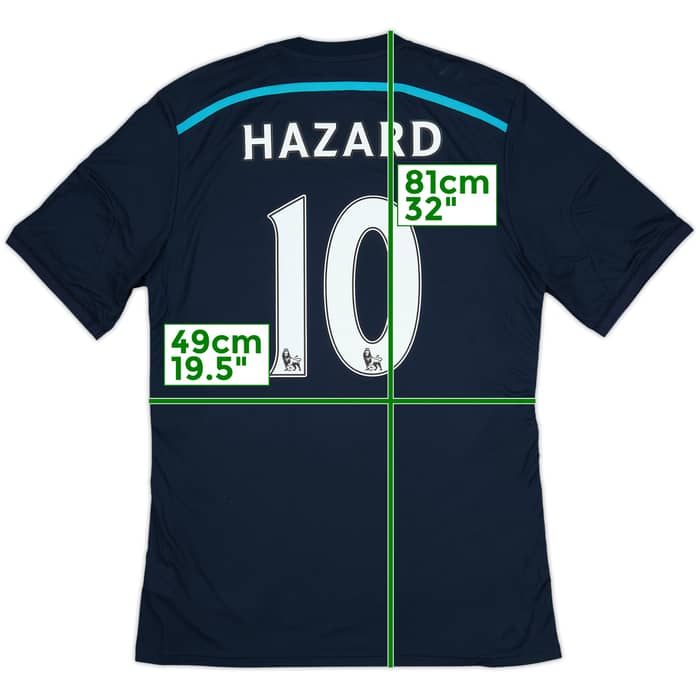 2014-15 Chelsea Player Issue Third Shirt Hazard #10 (L/XL)