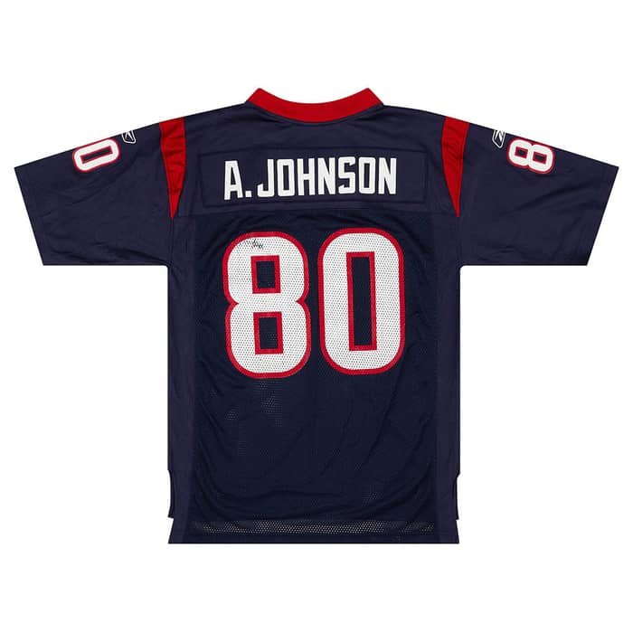 2008-11 Houston Texans A. Johnson #80 Reebok On Field Jersey (Home) M