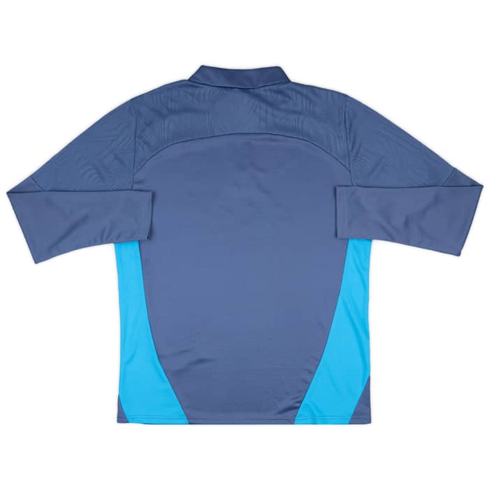 2024-25 Manchester City Staff Isssue 1/4 Zip Training Top #EL (L)